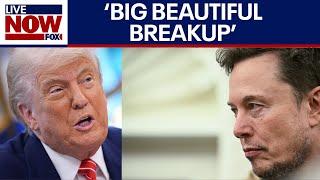 President Trump, Elon Musk escalating feud on social media prompts reactions from lawmakers