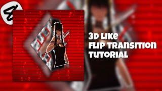 3D like flip transition on capcut! | Tutorial