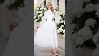 Victorian Elegance Cutwork Lace Maxi Dress in White