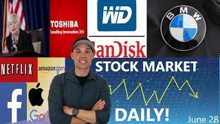 BMW to compete with TESLA, TOSHIBA sues WESTERN DIGITAL, Healthcare bill, & more!!! (SMD)