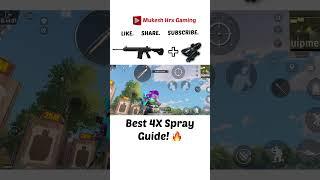 4x Scope Best Sensitivity | 4x Scope Gyro/No Gyro Sensitivity PUBG Mobile/BGMI #shorts #pubgshorts