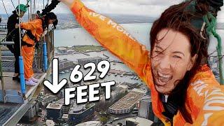 I MADE MY WIFE: Jump Off The Tallest Building in New Zealand  *Ultimate Build Up Scenes*