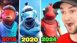 Evolution of Fishstick in All Fortnite Trailers & Cutscenes!