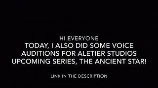 Voice auditions for Aletier Studios series