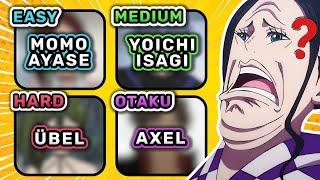  Guess the Anime by its CHARACTERS' Names Anime Quiz 