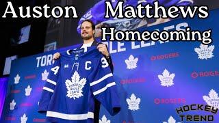 Auston Matthews Homecoming