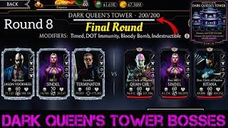 Final Round Dark Queen’s Tower Boss Battle 170,190,200 Fight + Reward | MK Mobile