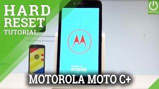 Hard Reset MOTOROLA Moto C Plus - Clear eMMC / Bypass Screen Lock