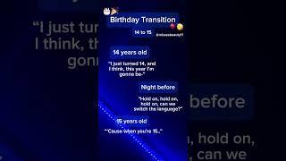15th Birthday Transition!#shorts #fyp #shortvideo #transition #birthday