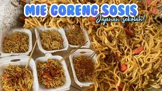 IDE JUALAN Rp.3.000 , MIE GORENG SOSIS JAJANAN SEKOLAH