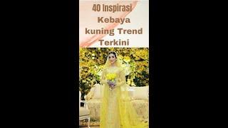 40 INSPIRASI MODEL KEBAYA KUNING TREND TERBARU