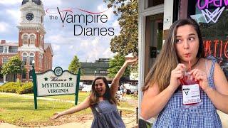 The Vampire Diaries - Mystic Falls - Covington, GA| Drinking Blood Bags & Eating at Mystic Grill