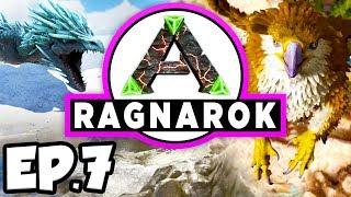 ARK: Ragnarok Ep.7 - BATTLING ALPHA DINOSAURS & EXPLORING RAGNAROK!!! (Modded Dinosaurs Gameplay)