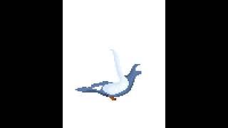 a cute pigeonPixel art