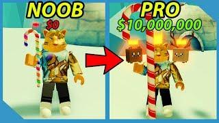 Noob to Pro! Best Pets! Unlock All Areas! - Roblox Grow a Candy Cane Simulator