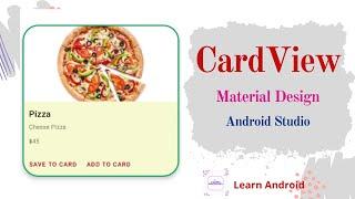 CardView Material Design in Android Studio#CardView #android_studio #material_design