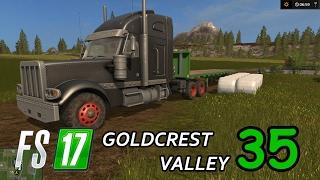 FS17 - Goldcrest Valley. Серия 35 - Обмотка и продажа тюков