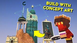 How to turn Concept Art into INSANE Minecraft Builds [TUTORIAL]