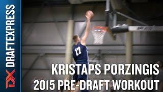 Kristaps Porzingis 2015 NBA Draft Workout Video - DraftExpress