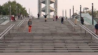 Long Stairs on the Gotway MSX electric unicycle