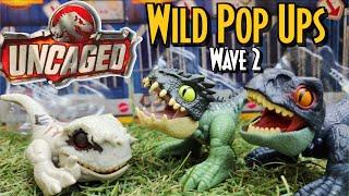 Giganotosaurus, Therizinosaurus y Atrociraptor Wild Pop Ups | Jurassic World Dominion de Mattel