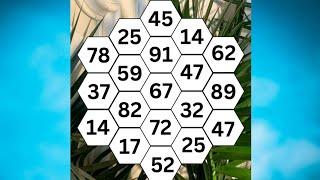 Number Search. Best platform for dementia test.. #Puzzle#Memory #braingame #quiz #education #350