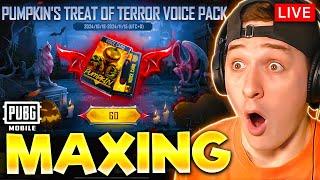 MAXING NEW MYTHIC PUMPKIN VOICE PACK! PUBG MOBILE