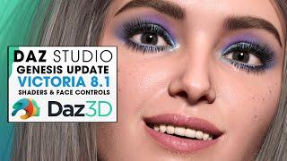 DAZ Studio Genesis 8.1 Review ~ Victoria 8.1 Update, New Face Controls & Skin Shaders