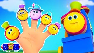 Bob the Train Finger Family + More Nursery Rhymes for Babies