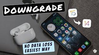 How to downgrade iOS 15 to iOS 14 (Without Losing Data) | Cube A