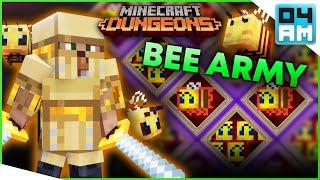 IMPOSSIBLE! Full BEE ARMY Enchantments Build Showcase in Minecraft Dungeons