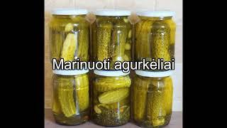 Marinuoti agurkėliai | Traškūs marinuoti agurkai | Kaip marinuoti agurkus | Pickles |