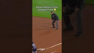 Roman Anthony with the unlucky bounce to NOT get his first career hit 