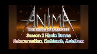 AnimA ARPG Online Ver2.6.7 HACK Bonus: Reincarnation, Emblemb, Astralium