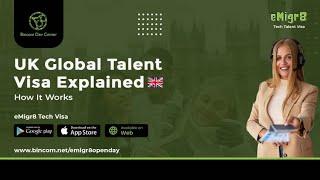 UK Global Talent Visa Explained - How it works -  eMigr8 Open Day - September 18th  2024