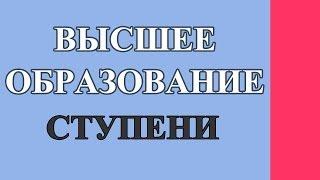 Высшее образование: бакалавриат, магистратура, MBA, второе высшее, аспирантура, докторантура