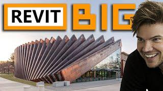 REVIT 2025 | Wave Facade & Curve Walls by BIG Architects in Revit Tutorial