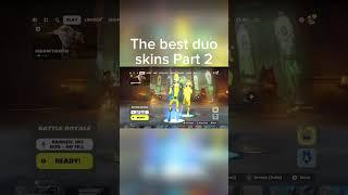 The best duo skins Part 2 #fortnite #shorts #gaming