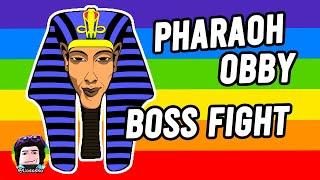 Pharaoh Boss Fight Scene  in GREAT PYRAMID ESCAPE! Roblox OBBY ‍️