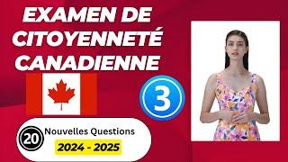 Examen De Citoyenneté Canada | Test De Citoyenneté Canadienne 2025 | #examendecitoyennetécanada