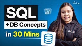 Learn SQL Fundamentals in Just 30 Minutes with Database Concepts! #English