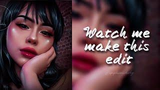 WATCH ME EDIT #05 | Ibispaint X |Smudge/Manipulation Edit | ft. Hayley Bui | epiphanicbaby