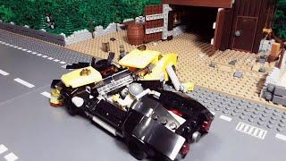 LEGO / MUSCLE CAR CRASH 2 / (Stop Motion)