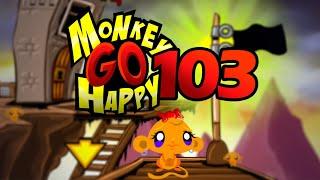 Игра "Счастливая Обезьянка 103" (Monkey GO Happy 103) - прохождение