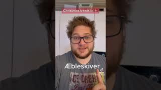 Æbleskiver! Or apple slices  #danish #dansk #learning #shorts #learn #language