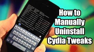 How to Manually Uninstall a Cydia Tweak - Tutorial