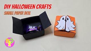 Halloween Crafts with Paper Easy | Origami Halloween Paper Box | 万圣节手工