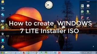 How to create a Windows Vista or Windows 7 Lite with Vlite - Full class 2018