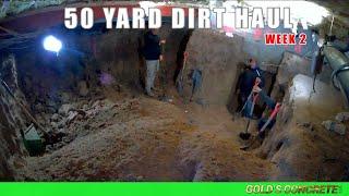 Hand Digging 50 Yards of Dirt out of our basement digout