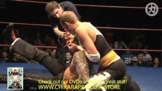 CHIKARA: Archibald Peck vs. UltraMantis Black [PCAGG 294]